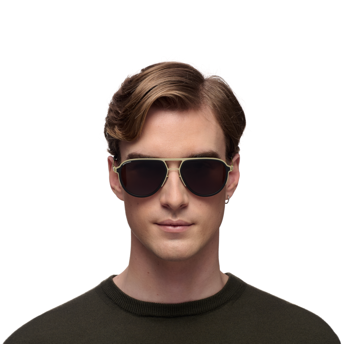 RIMOWA × MYKITA - ヘリテージ MR006 アビエイター サングラス - 画像 (2)