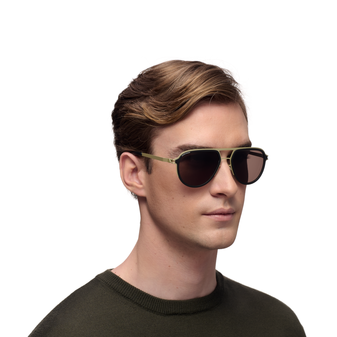 RIMOWA × MYKITA - ヘリテージ MR006 アビエイター サングラス - 画像 (3)